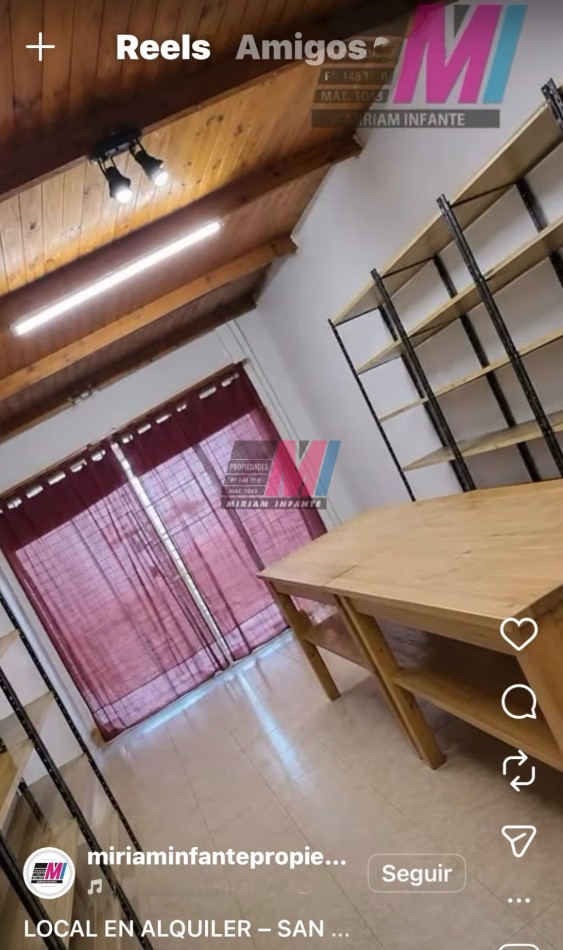 Local comercial en alquiler 