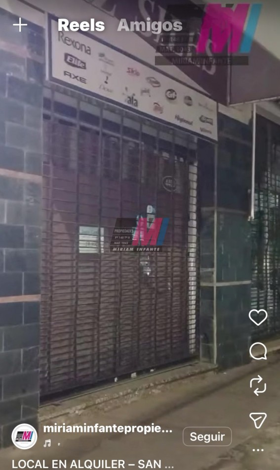 Local comercial en alquiler 