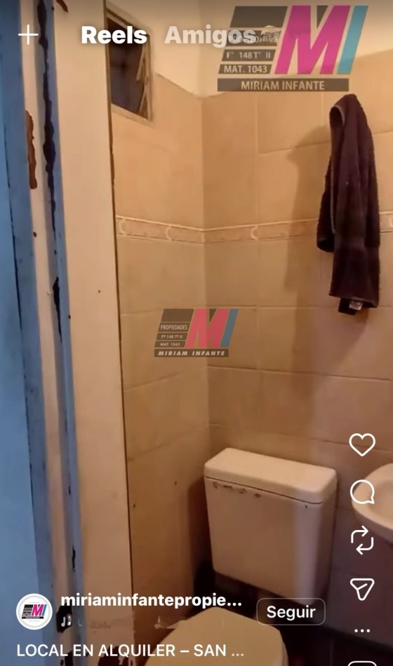 Local comercial en alquiler 